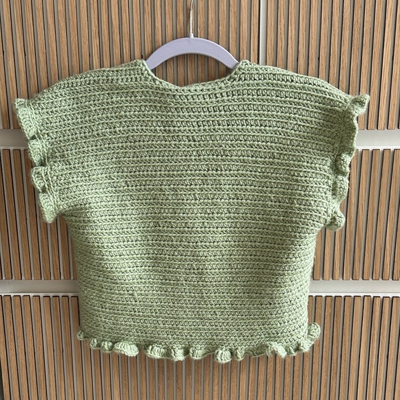 Reformation Oak Vintage Top in Green - Picture 2 of 4